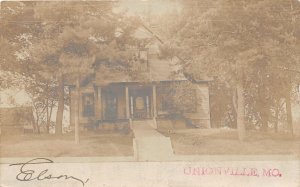 H87/ Unionville Missouri RPPC Postcard c1906 Elson Home Residence 140