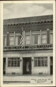 Albany NY American Legion Ambrose Scully Post Postcard