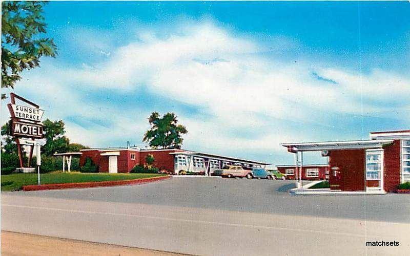 LEWISBURG, WEST VIRGINIA Sunset Terrace Motel Roadside 7311 postcard