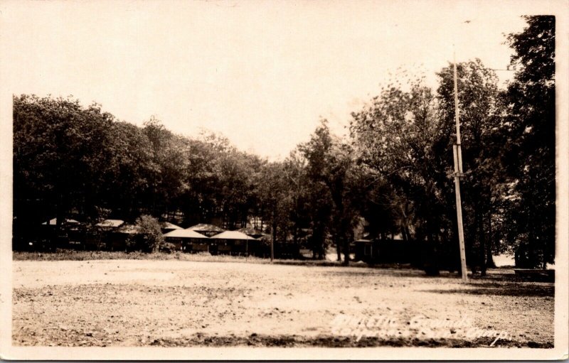 Real Photo Postcard Athletic Grounds at Camp in/near Milwaukee, Wisconsin~2285