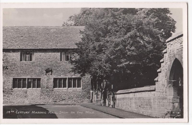 Gloucestershire; 14th c Masonic Hall, Stow On The Wold RP PPC By RA, Unposted