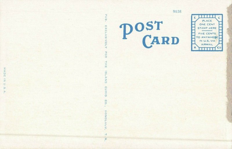 Postcard Aloha Tower Honolulu Hawaii