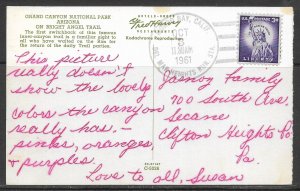 Arizona - Bright Angel Trail - Grand Canyon - [AZ-287]