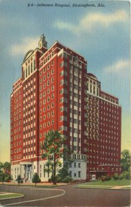 Jefferson Hospital, Birmingham, Alabama Vintage Postcard