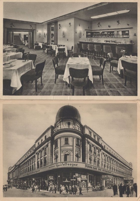 Central Hotel Berlin Diana Bar Germany 2x Postcard s Please Read