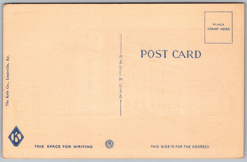 Vtg Louisville KY United States Post Office Court House Custom House Postcard