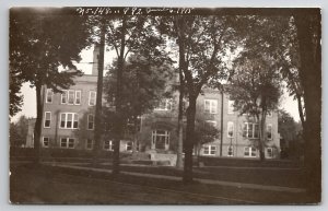 Neenah WI Wisconsin RPPC Kimberly High School 1915 Baer Real Photo Postcard M38