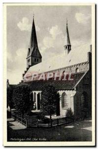 Postcard Old Skt Olai Kirke Helsingor