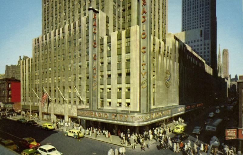 NEW YORK, N.Y., Radio City Music Hall, Theatre (1950s)