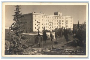 1951 King David Hotel Mt. Zion Jerusalem Israel Vintage RPPC Photo Postcard