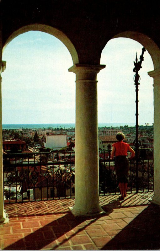 California Santa Barbara View Of City From Tower Of County Court House