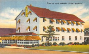 REHOBOTH BEACH DELAWARE ROYALTON HOTEL SILVER LAKE GROUP OF 3 POSTCARDS 1940s