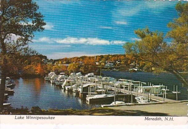 New Hampshire Meredith Lake Winnipesaukee BOat Dock