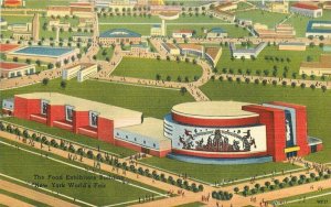 New York The Food Building World's Fair Tichnor linen 1939 Postcard 21-12996