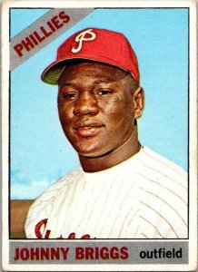 1966 Topps Baseball Card Johnny Briggs Philadelphia Phillies sk2050