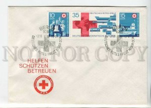 445539 EAST GERMANY GDR 1972 year FDC Red Cross