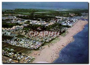 Postcard Modern Littoral Languedoc Marseillan General view of the station in ...