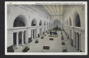 IL CHICAGO Stanley Field Hall Museum Natural History 1933 Century of Progress WB