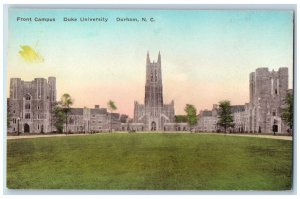 Durham North Carolina NC Postcard Front Campus Duke University General View 1940