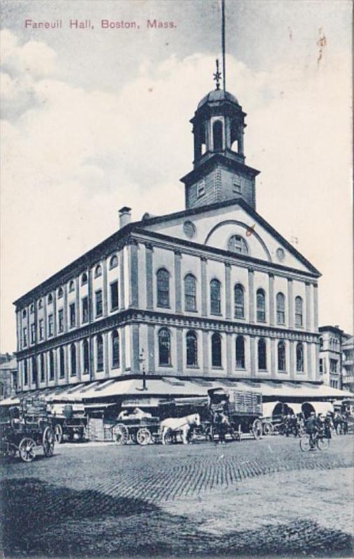Massachusetts Boston Faneuil Hall 1911