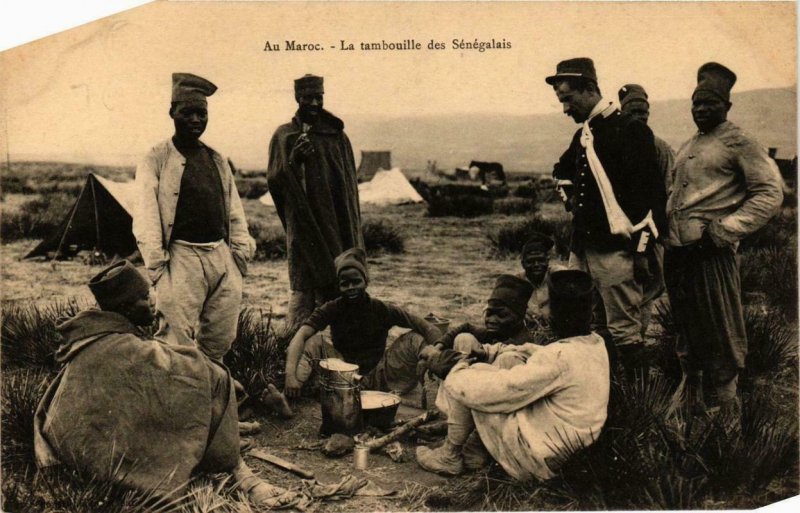 CPA AK Au MAROC La Tambouille des Senegalais MAROC (688493)