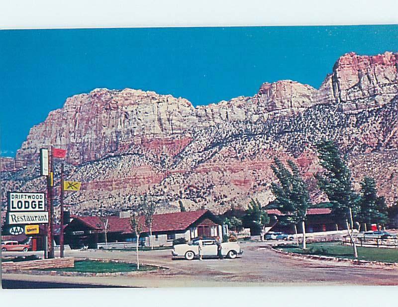 Unused Pre-1980 LODGE SCENE Springdale Utah UT c5109