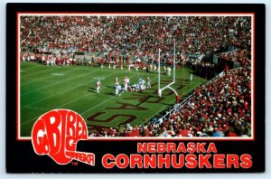 LINCOLN, NE~ University of Nebraska CORNHUSKERS Football Big Red 4x6Postcard