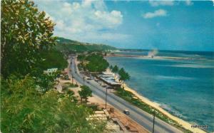 GUAM Marine Time Main Highway MIKE ROBERTS postcard 14223