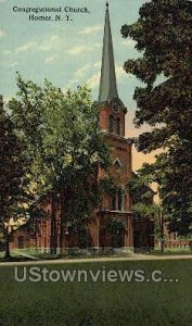 Congretional Church - Homer, New York NY  