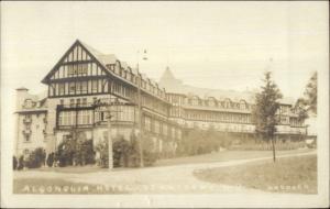 Algonquin Hotel St. Andrews NB c1920 Real Photo Postcard