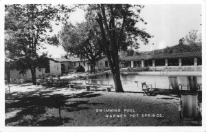 Real Photo Postcard Swimming Pool at Warner Hot Springs, California~118646