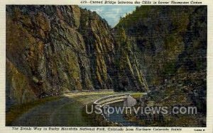 Thompson Canon - Rocky Mountain National Park, Colorado CO Postcard