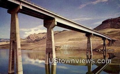 Blue Mesa Lake & Bridge - Montrose, Colorado CO  