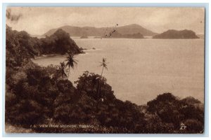 c1920's View from Speyside Trinidad and Tobago-Venezuela Relations Postcard