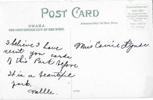 Fountain and Pavilion Hanscom Park Omaha Nebraska