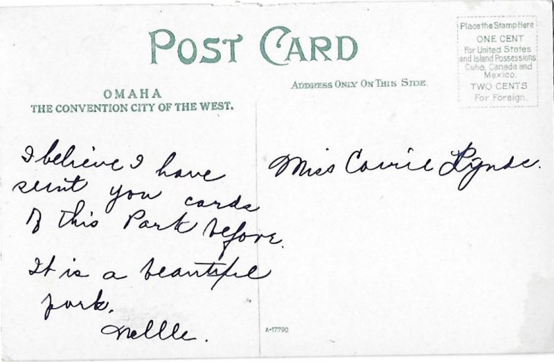 Fountain and Pavilion Hanscom Park Omaha Nebraska