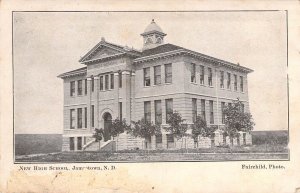 c.'07, New High School,  Jamestown, N.D. Old Postcard