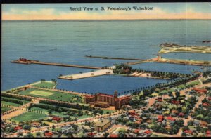 Florida ST. PETERSBURG'S Waterfront Aerial View - pm1942 - LINEN