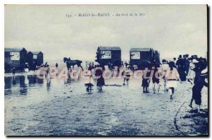 Old Postcard Malo les Bains At the Seaside