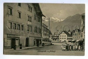 497036 Switzerland Altdorf Lehnplatz children restaurant street advertising