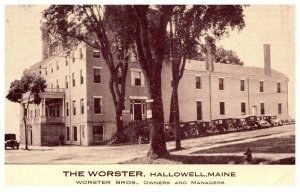 Maine  Hallowell  The Worster Hotel