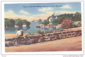 Boats, View Of Hamilton Harbour From Crow Lane, Bermuda, 1930-1940s