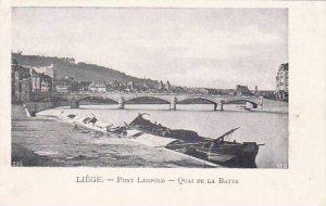 Belgium Liege Pont Leopold Quai de la Batte