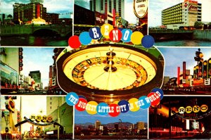 Nevada Reno Multi View Showing Casinos