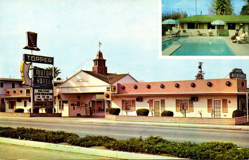 California Bakersfild The Topper Motor Hotel