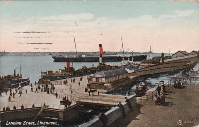 England Liverpool Landing Stage 1912