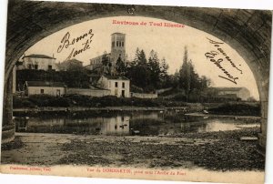 CPA Toul-Vue de Dommartin prise sous l'Arche du Pont (187880)