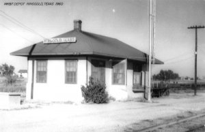 Ringgold Texas Train Station Real Photo Vintage Postcard AA55650