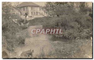 PHOTO CARD Woman at the edge of & # 39eau (not localized)