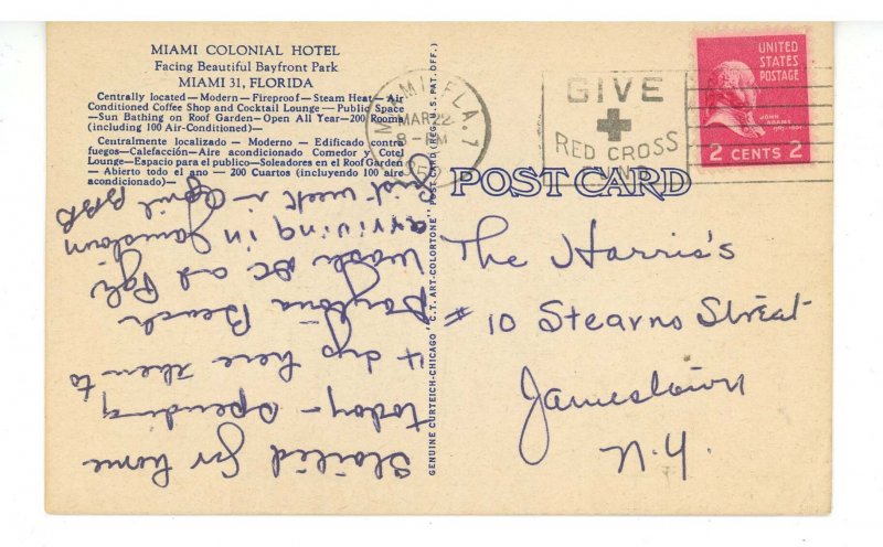 FL - Miami. Miami Colonial Hotel